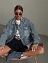 Женская джинсовая куртка MIU MIU