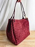 Замшевая сумка Bottega Veneta 35x24 см - Red