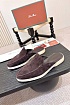 Мужские замшевые шлёпанцы Loro Piana