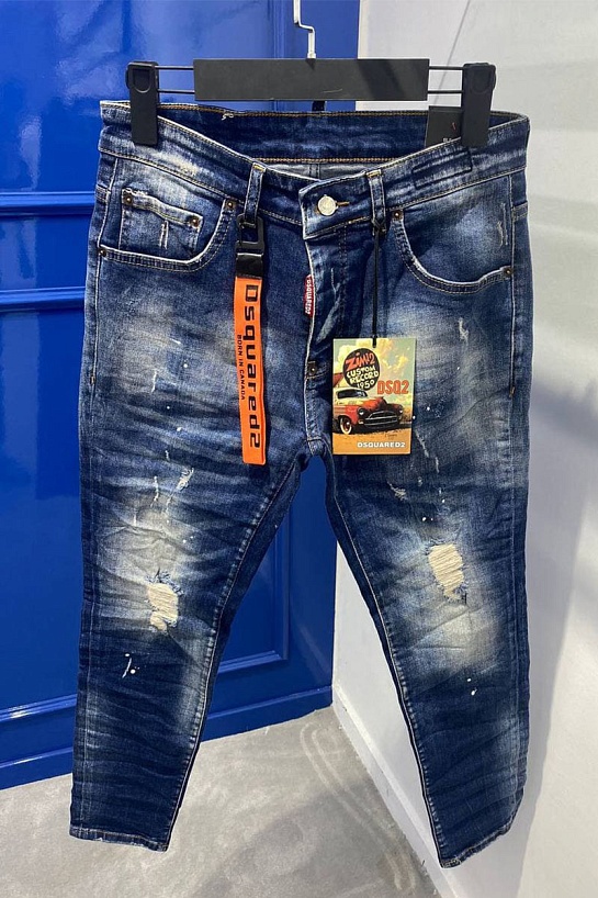 Мужские синие джинсы Dsquared2
