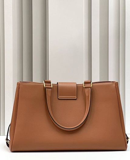Женская сумка Celine Appoline Medium Premium 37.5x22x16 см - Brown   