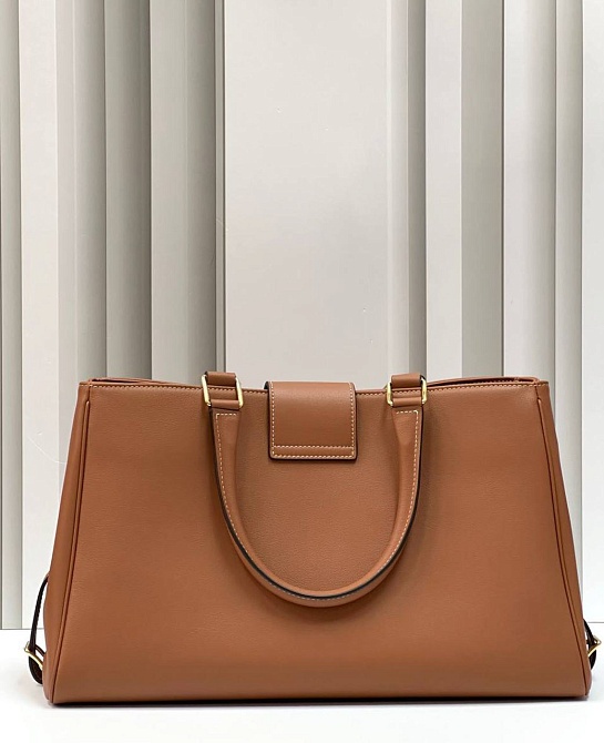 Женская сумка Celine Appoline Medium Premium 37.5x22x16 см - Brown