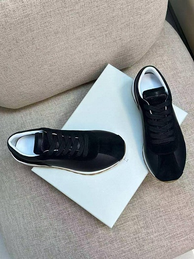 Женские комбинированные кроссовки Brunello Cucinelli low-top premium   