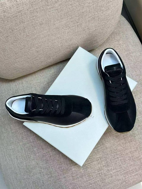 Женские комбинированные кроссовки Brunello Cucinelli low-top premium