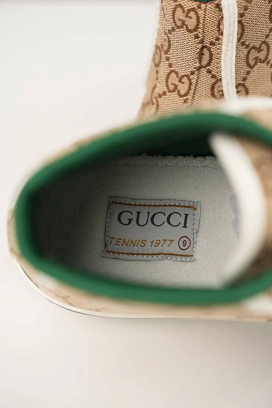 Мужские кроссовки Gucci Tennis 1977 high-top - Beige