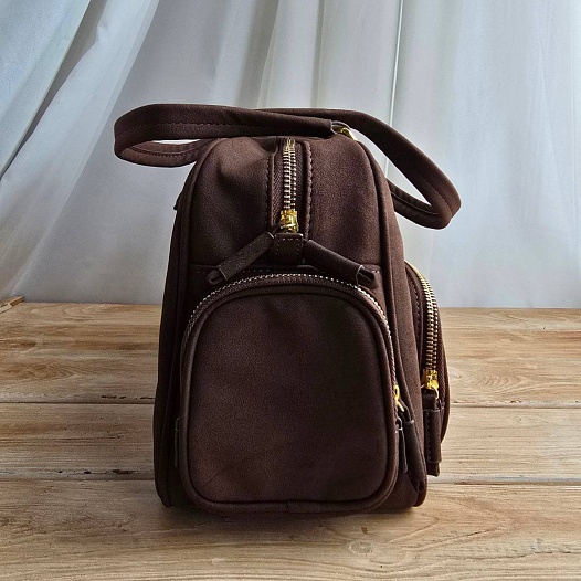 Замшевая сумка MIU MIU 30x19 см - Brown   