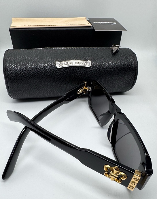 Солнцезащитные очки Chrome Hearts square-frame - Black