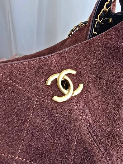 Женская комбинированная сумка Chanel 36x26 см   