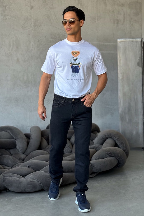 Мужские джинсы Burberry чёрного цвета