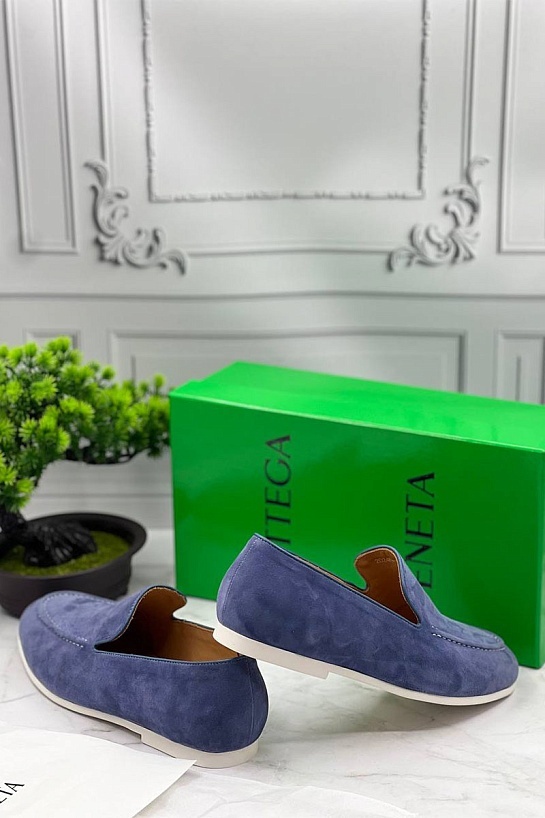 Мужские замшевые лоферы Bottega Veneta