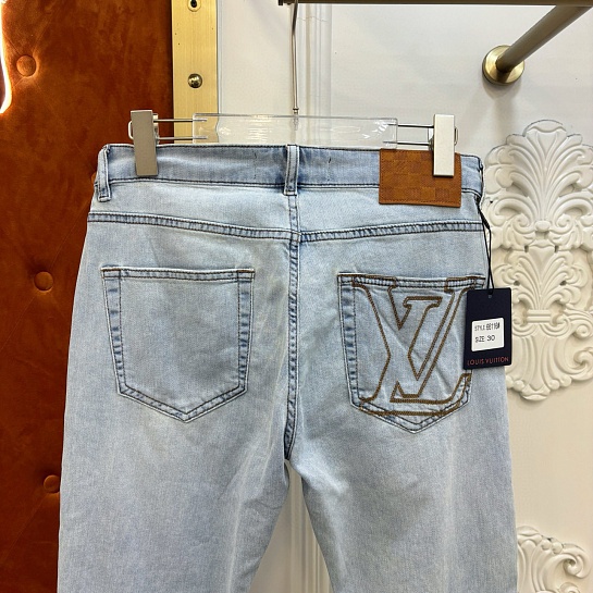Джинсы синего цвета Louis Vuitton Premium