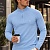 Мужской голубой джемпер Lacoste Zip Neck
