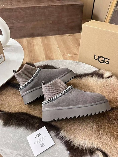 Женские ботинки UGG Classic Mini Cresent - Grey   