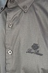 Мужская рубашка Loro Piana logo-embroidered - Grey
