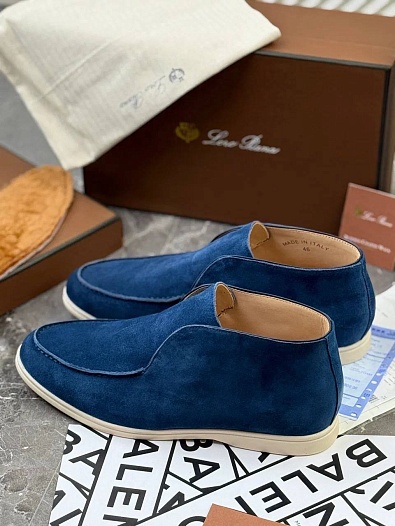 Мужские лоферы с меховой стелькой Loro Piana   