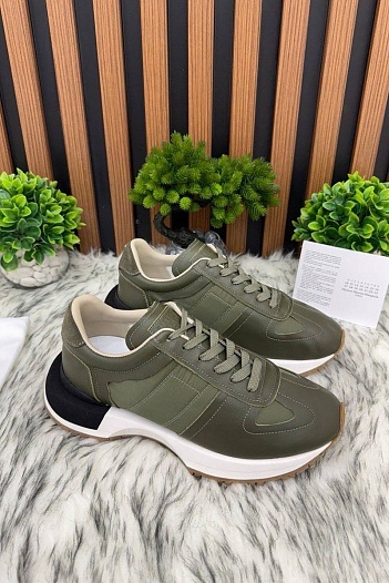 Кроссовки Maison Margiela Runner Evolution - Green   