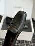 Женские кожаные лоферы Chanel premium