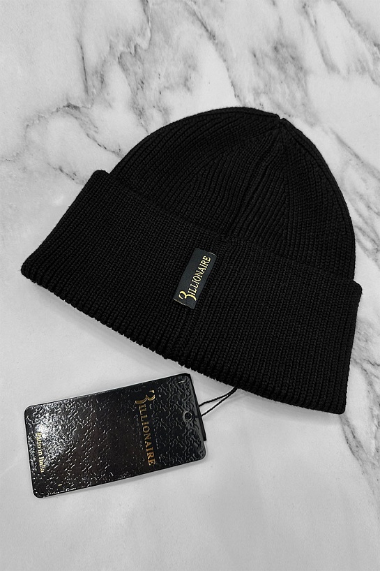 Шапка Billionaire logo-embroidered - Black