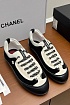 Женские комбинированные кроссовки Chanel premium