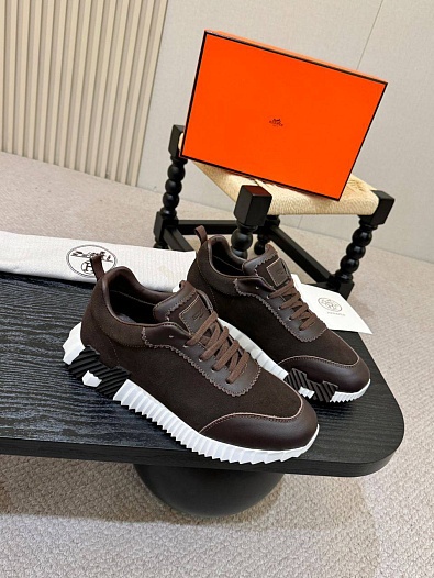Мужские кроссовки Hermes Bouncing - Brown   
