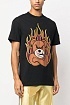 Чёрная футболка Moncler Genius x Palm Angels Angry Bear