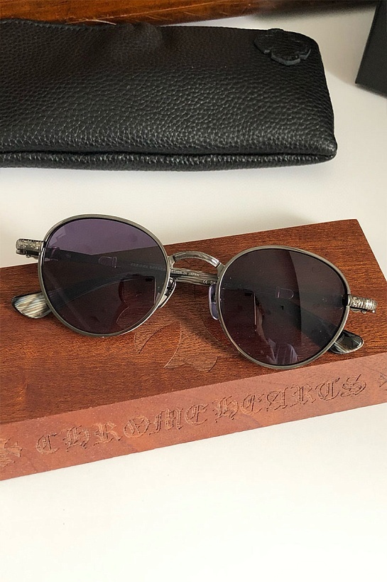 Солнцезащитные очки Chrome Hearts Metal Oval