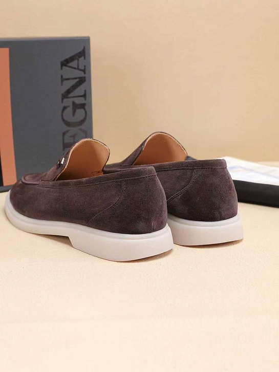 Мужские замшевые лоферы Ermenegildo Zegna