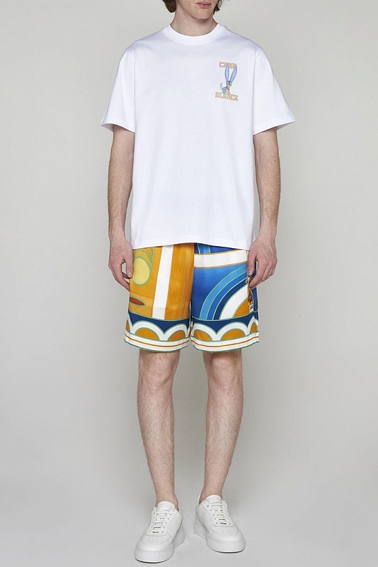 Белая футболка Casablanca Souvenir