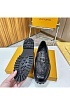Кожаные ботинки чёрного цвета Louis Vuitton Monogram