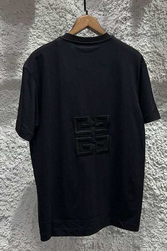 Зелёная оверсайз футболка Givenchy embossed logo