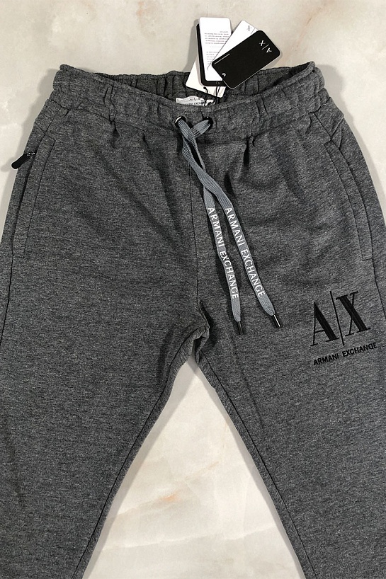 Мужские серые штаны Armani Exchange
