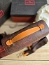 Кожаная сумка Etro с узором пейсли 24x17 см