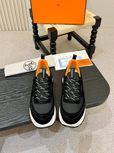 Мужские кроссовки Hermes Jimmy - Black   