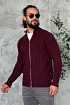 Мужской свитер бордового цвета Kiton