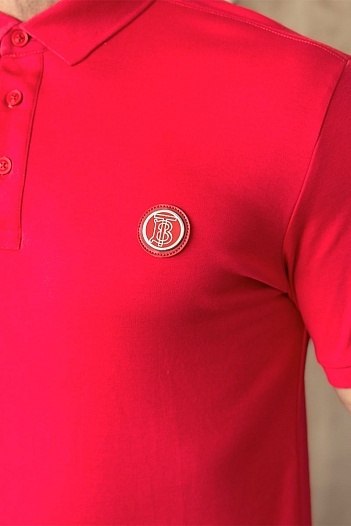 Мужское поло Burberry TB - Red   