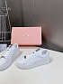 Женские белые кроссовки MIU MIU