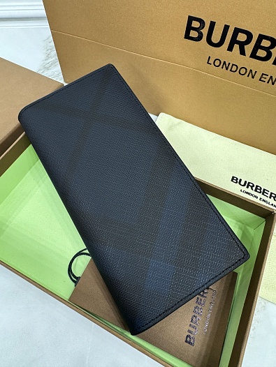 Кожаный бумажник Burberry Premium 19x10x2.5 см   