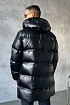 Мужская чёрная парка Prada Linea Rossa