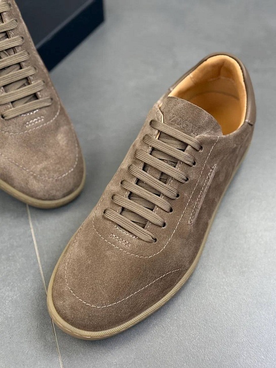 Мужские замшевые кроссовки Zegna "232"
