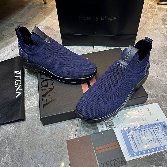 Мужские текстильные кроссовки Ermenegildo Zegna