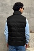 Чёрный жилет Moncler Herniaire logo-patch