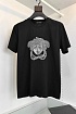 Мужская футболка Versace Medusa logo-embroidered - Black