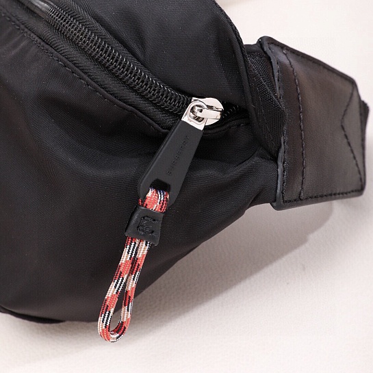 Чёрная сумка на пояс Burberry Sonny Premium 31x7.5x16 см