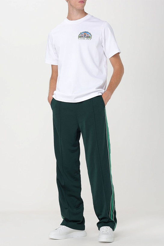 Белая оверсайз футболка Casablanca Vue De Damas