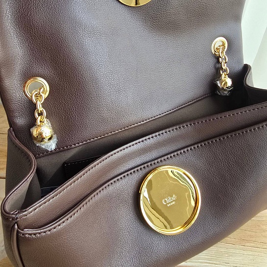 Кожаная сумка Chloe 28x17 см