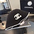 Чёрная вязаная панама Chanel premium