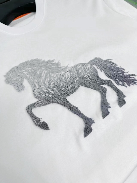 Мужская футболка Hermes horse logo - White