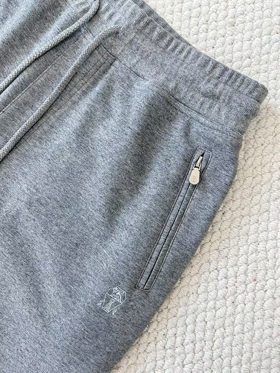 Мужские серые шорты Brunello Cucinelli Premium