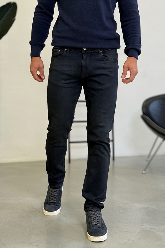 Мужские тёмно-синие джинсы Louis Vuitton