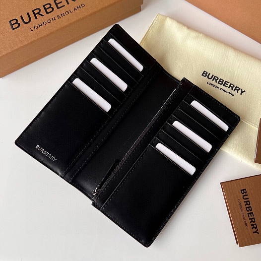 Кожаный бумажник Burberry Premium 19x10x2.5 см   